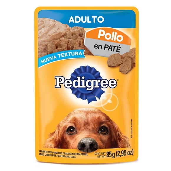 Alimento para Perro Pedigree Adulto Pollo en Paté 85 g