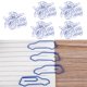 thumbnail image 1 of Clips de papel Baoblaze 100 Piezas forma de coche azul Accesorios de Escritorio, 1 of 8