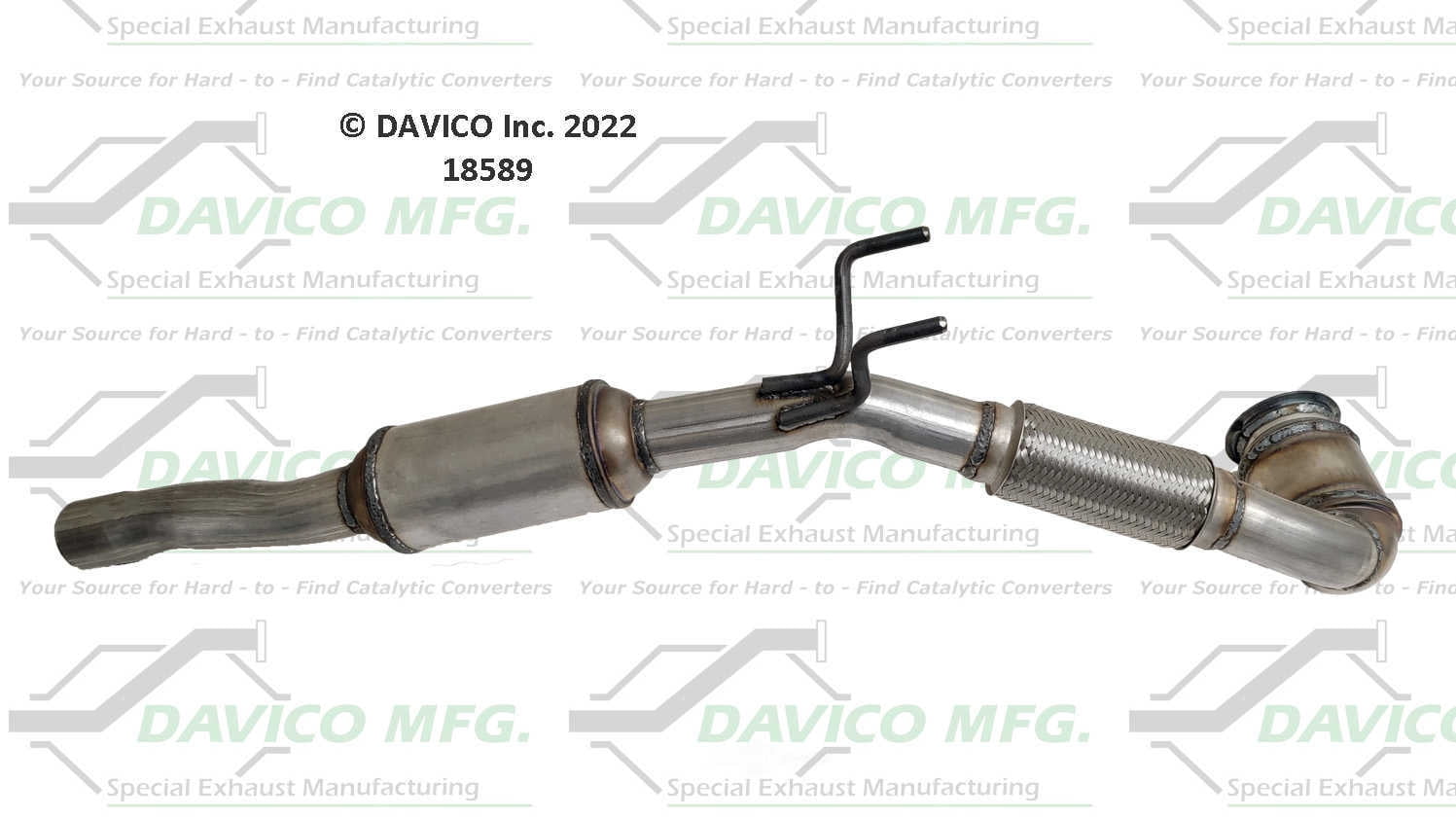 Davico Mfg 18589 Direct-Fit Catalytic Converter