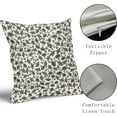 thumbnail image 5 of Vintage Flower Pillow Covers 20x20 Inch Set of 2 Black and Cream Floral Outdoor Decorative Throw Pillows Black Small Floral Print Rustic Farmhouse Pillowcases Cotton Linen Cushion Covers for Couch, 5 of 6