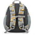 thumbnail image 2 of JAN & JUL Water Resistant Lightweight Backpack for Boys, Small Schoolbag for Toddlers (Grey Construction, One Size), 2 of 6
