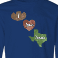 thumbnail image 4 of Inktastic I Love Texas Long Sleeve Youth T-Shirt, 4 of 5