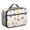 Dog Paw Print, variant on Dog Paw Print Rainbow Chevron Pattern Insulated Lunch Bag Teens,Bento School Lunch Bag for Teens for Work,Picnic or Travel 10.6x7.7x4.3 Inches,12 Can Capacity