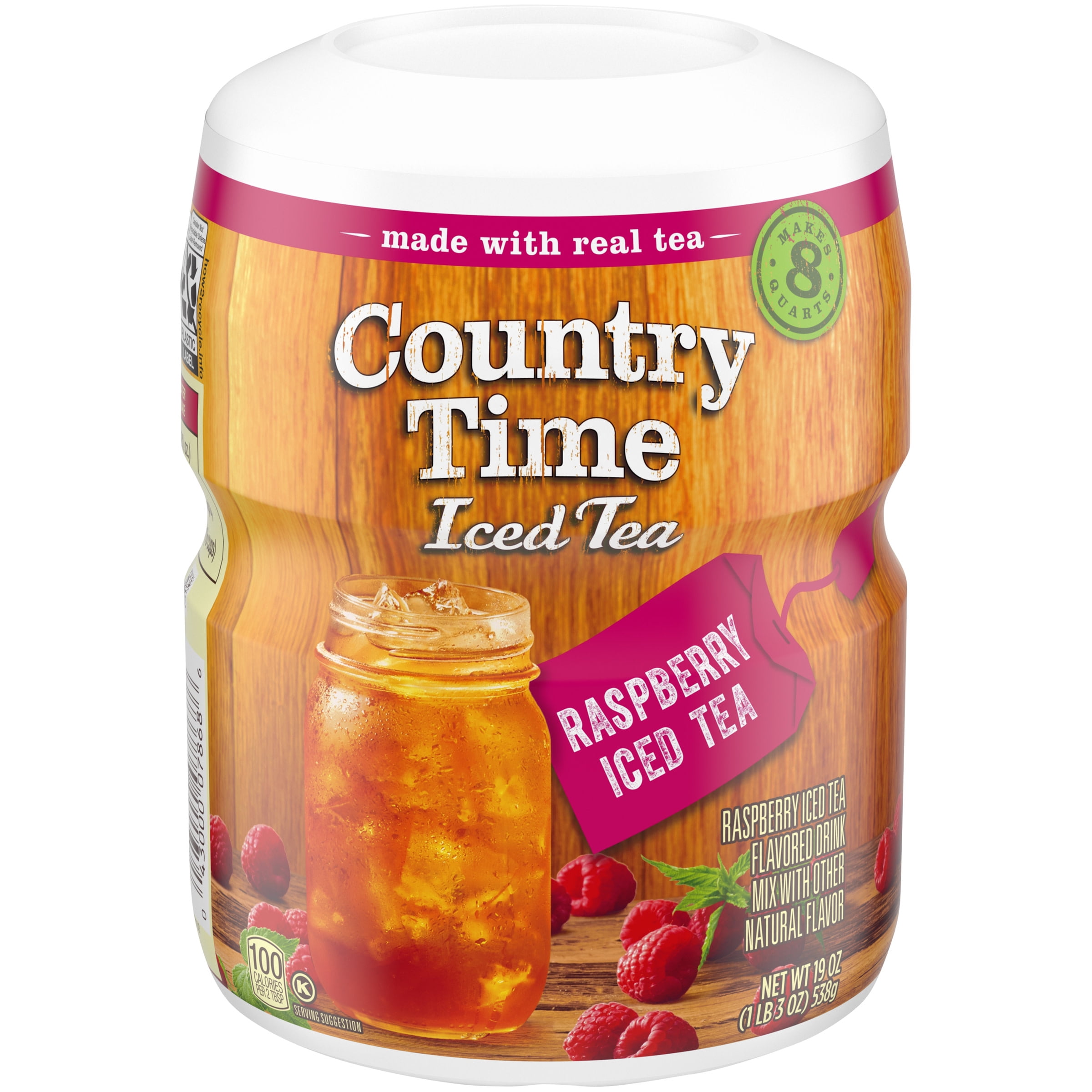 Country Time Raspberry Iced Tea Naturally Flavored Powdered Drink Mix