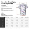 thumbnail image 4 of Naloa Lavender Flowers Men's T-Shirt Sport T-shirt Men's Basic Tee Casual Men's Shirt, Round Neck, Short Sleeves - Large, 4 of 5