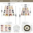 thumbnail image 4 of Yayeee Mini Table Lamp 10.8" Dimmable with Fabric Shade 3 Color Temperatures, Beige Jam Jars, 4 of 7