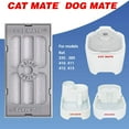 thumbnail image 4 of Cat Mate 3-Stage Polymer-Carbon Filter Water Fountain with Replacement Cartridges (4 Pack), 4 of 9