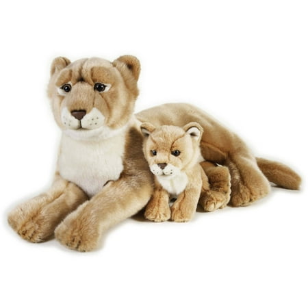 Cowardly Lioness - Lelly National Geographic Plush, Lioness with Baby