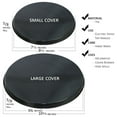 thumbnail image 4 of Reston Lloyd 4-105-B Electric Tin Burner Cover Set 4  Black, 4 of 4