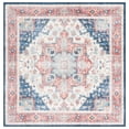 thumbnail image 2 of Safavieh Arizona 6'-0" X 6'-0" Square Polyester Power Loomed Rug In Rust / Navy, 2 of 13