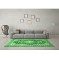 thumbnail image 3 of Ahgly Company Indoor Rectangle Medallion Emerald Green Traditional Area Rugs, 7' x 10', 3 of 4