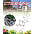 thumbnail image 2 of Heavy Duty Gardening Hand Trowel - Carbon Steel Garden Trowel with Rubberized Handle, Ideal for Soil Planting, Digging, Transplanting, 2 of 6