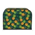 thumbnail image 2 of Daiia Pineapples with Palm Leaves Pattern 4 slice Toaster Cover, Toaster Appliance Dust-proof Cover For Kitchen Small Appliance Dust Cover and Fingerprint Protection, 2 of 7