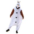 thumbnail image 2 of Pijama de una pieza con forma de Olaf, disfraz de hombre y mujer, ropa de dormir de una pieza, Unisex AM, 2 of 4