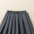 thumbnail image 5 of WOYY Girls High Rise Pleated Skirt School A Line Skirts with Built-In Shorts, Grey, Sizes 3-12, 5 of 8