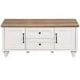 thumbnail image 5 of FITUEYES Storage Wood Coffee Table, White, 5 of 6