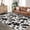 Black And Tan Mix, variant on Wild Animal Milk Cow Print Washable Decorative Rug Adult Women Brown Highland Cow Print Rug for Boys Girls, Western Room Decor Carpet Black and Tan Apart 10x13 ft