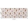 thumbnail image 7 of Beige Highland Cow Flower Pattern Kitchen Rug Mat,Kitchen Runner Rugs Non Skid Washable,Decorative Kitchen Floor Mats for Kitchen,Sink,Laundry,17"x47.2", 7 of 7