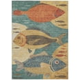 thumbnail image 2 of Addison Rugs Chantille Indoor/Outdoor Transitional Coastal Teal Machine Washable Rectangle Rug, 3' x 5', 2 of 8