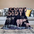 thumbnail image 2 of JEUXUS Cow Blanket Soft Cow Print Throw Blanket Cow Blankets and Throws Fluffy Cow Blanket for Adults, 2 of 6