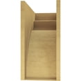 thumbnail image 4 of 10"W x 20"D x 20"H Classic Viola Rough Cedar Woodgrain TimberThane Corbel, Primed Tan, 4 of 6