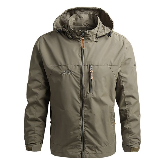 Men's Casual Jackets Autumn Tall Chore Coat Men Jacket Men Winter Detachable Hooded Outdoor Mens Fall Jacket Heavy Jackets Blouse Coat for Stylish Winter Jackets Men Coats for Men with Hood