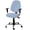 Blue, variant on Pure Pink 2 Pieces Computer Office Chair Covers Set, Stretchable Desk Rotating Chair Seat Cushion Slipcover Back Covers, Simple Solid Color Slipcover Back Covers, Decorative Protectors Cover