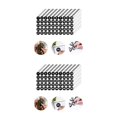 thumbnail image 3 of Wosthever 10Pcs Number Stickers 1-50 Consecutive Waterproof Paper Labels Marking Decals Storage Nail Stationery Self-Adhesive Color 2Conjunto, 3 of 6