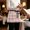 Pink, variant on Pink Flowers Crown Waitress Apron with 3 Pockets, Spring Floral Roses Romantic Elegant Server Aprons Waterproof Kitchen Restaurant Half Waist Apron for Men Women