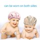 thumbnail image 4 of 3 Pieces Kids Satin Bonnet Night Sleep Caps, Adjustable Sleeping Hat Soft Silk Flower Night Hats, 4 of 4