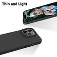 thumbnail image 4 of Entronix Silicone Case Designed for Apple iPhone 16 Pro Max Liquid Silicone Case, Shockproof Slim Case Built for Apple iPhone 16 Pro Max, Black, 4 of 5