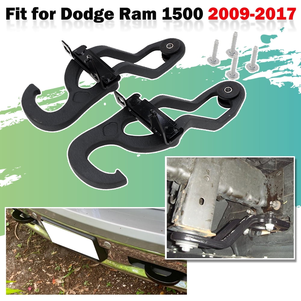 ELITEWILL Ram Front Tow Hooks Fit for 20092019 Dodge Ram 1500 Replace
