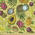 thumbnail image 2 of Ambesonne Fruit Fabric by the Yard Upholstery, Tropical Summer Food, 10 Yards, Multicolor, 2 of 5