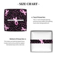 thumbnail image 4 of Honeii 's Breast Cancer Awareness3 for Leather Square Tissue Box Cover Holder: A Stylish Organizer for Tabletops, Bathrooms, Cars & Offices, 4 of 5