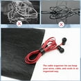 thumbnail image 4 of kurtrusly Earphone Cable Ties Nylon Data Wire Management Organizers Fasten Zip Mouse Cord Holders, 10pcs, 4 of 8