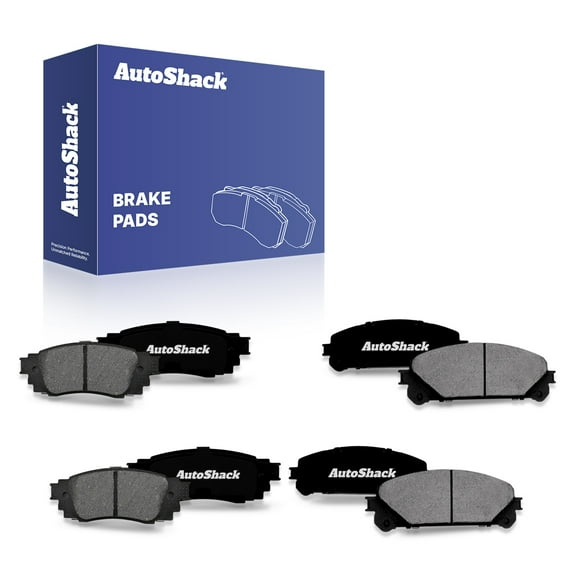 AutoShack Front & Rear Premium Ceramic Brake Pad Set Replacement for 2020-2023 Toyota Camry 2018-2021 Lexus NX300 2015-2017 Lexus NX200t 2020-2021 Toyota Avalon 8-PC
