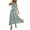 Green, variant on TJAZFJPA Black Wrap Dress Hanging Neck Sleeveless Slit Print Sexy Dress Women Summer Sweatshirt Dress Sexy Dresses
