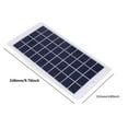 thumbnail image 2 of Peggybuy 10W 5V USB Solar Panel Charger Output 900MA Solar Panel for Phone Power Bank, 2 of 8