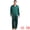 Dark Green, variant on DARING DIVA Men's 2-Piece Homewear Button Down Long Sleeve Shirt 2XL Dark Green