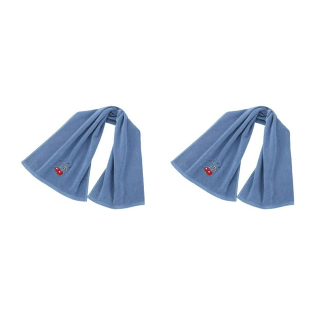 Yuarrent Toalla deportiva absorbente de sudor, gimnasio, correr, trotar, toallas de algodón, secado rápido Type2 NO2