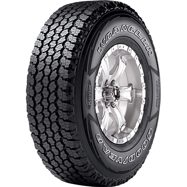 4 New Goodyear Wrangler AT ADV Kevlar All-Terrain Tires - 265/65R18 114T -  