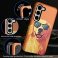 thumbnail image 3 of FKBRCL4U Compatible with Samsung Galaxy S23 Plus Case Cartoon Cute Sunglasses Golden Retriever Pattern for Girl Full Body Design Soft Silicone Drop Shock Scratch Protection, 3 of 7