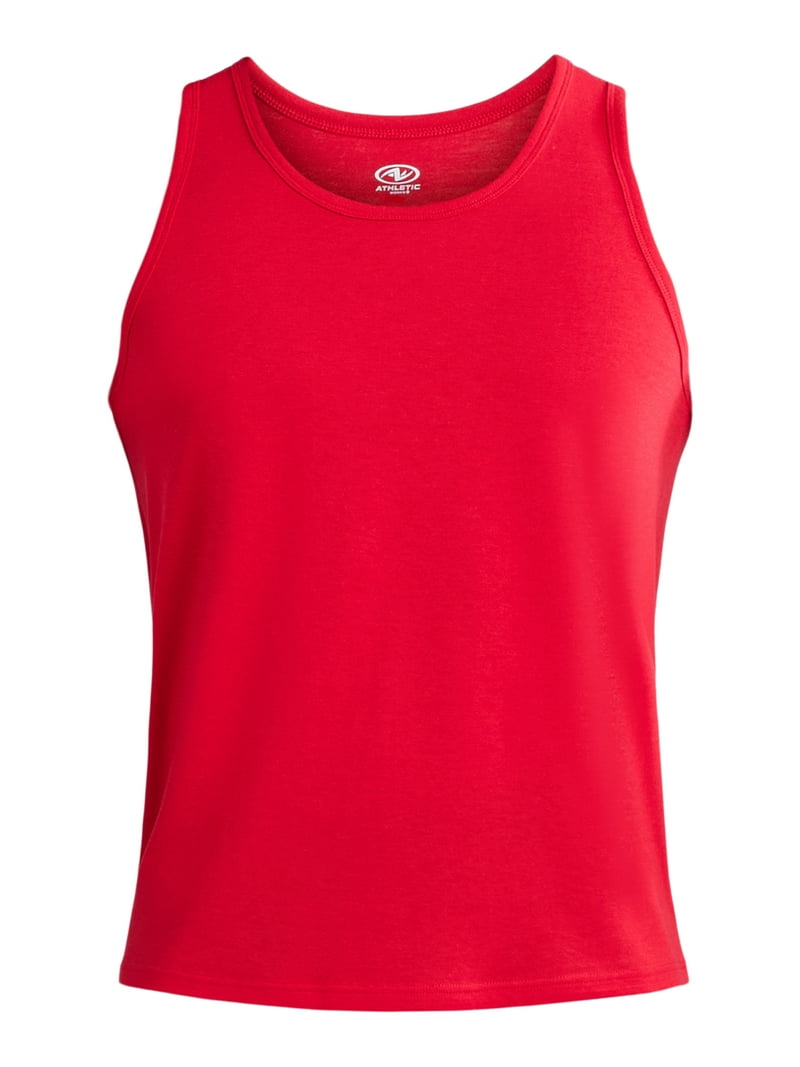Athletic Works Men's and Big and Tall Tri Blend Tank Top, Sizes XS