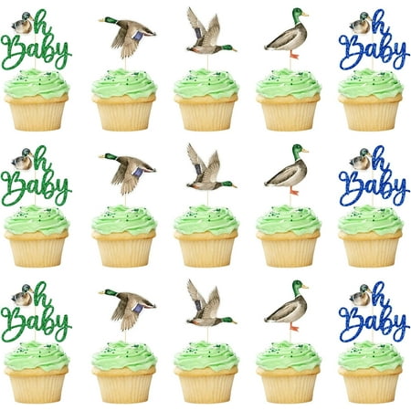 Baby Shower “Baby” Pick With Bow, 9-3/4-Inch, 2-Count