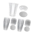thumbnail image 2 of Tnarru 50 Pieces Disposable Plastic Cups Portable for Wedding Ice Coffee Graduation 700ml, 2 of 8