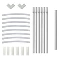 thumbnail image 4 of HLONK Heart Shaped  Arch Kit with Durable PVC Frames for White Color, 4 of 8