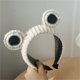 thumbnail image 2 of Diadema de rana, pañuelo para el spa, ojos de rana, pañuelo facial de felpa, diademas para el pelo, accesorios para el pelo con dibujos animados, diadema elástica para lavarse la cara, yoga, belleza, 2 of 2