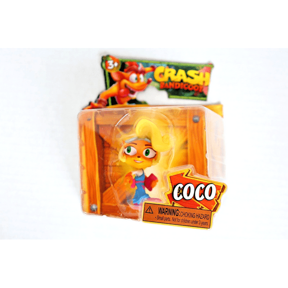 Jakks Pacific Crash Bandicoot Coco 2.5" Figure Small