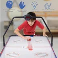 thumbnail image 3 of RayChee Air Hockey Table, Portable Tabletop Air Hockey Arcade Table for Kids and Adult, Indoor Electric Game Table w/ 2 Pucks, 2 Pushers, Powerful Motor for Game Room, Family Recreation, 3 of 6