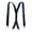 Gray, variant on Elastic work suspenders for men construction daily wear assorted solid colors 1 pack